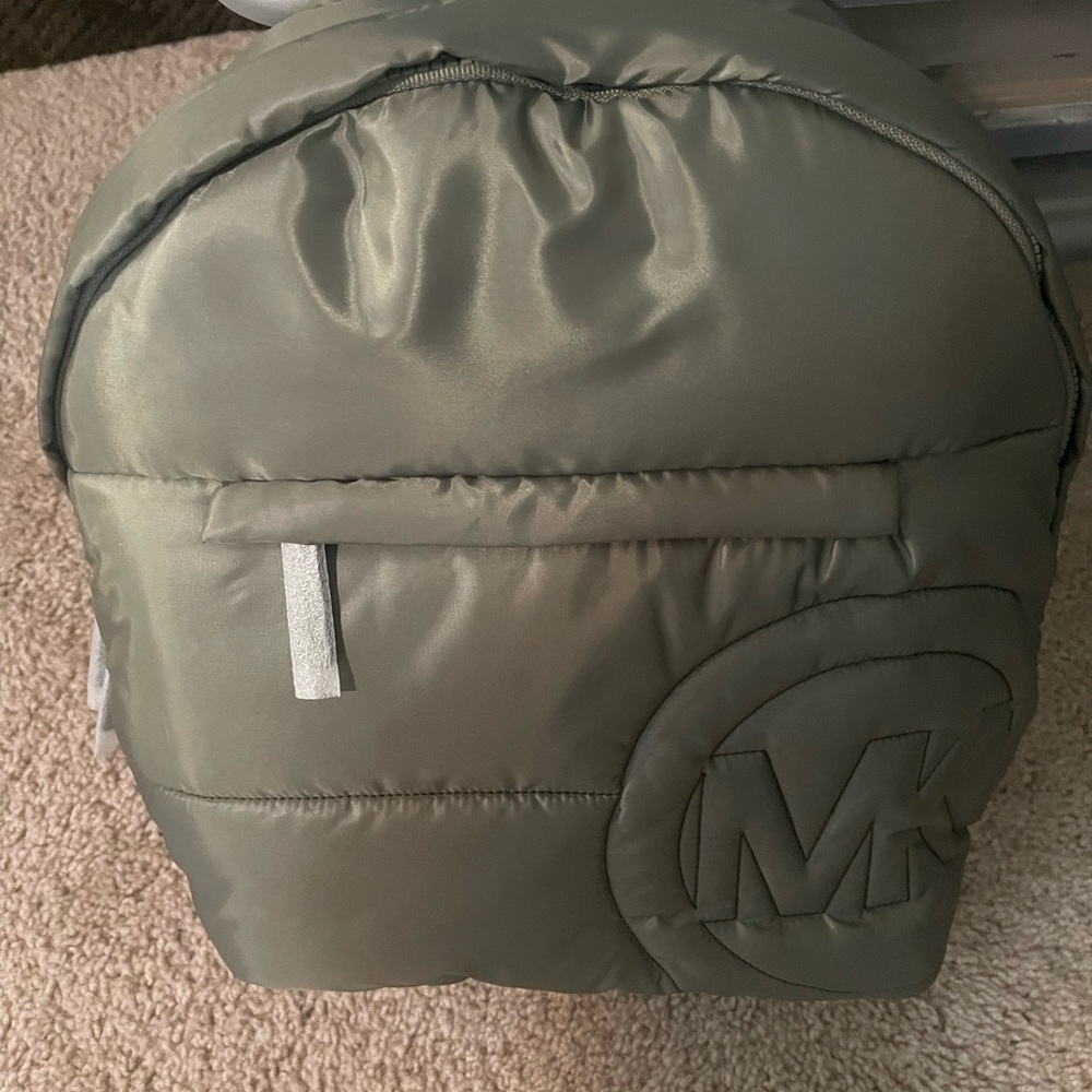 Green Michael Kors backpack